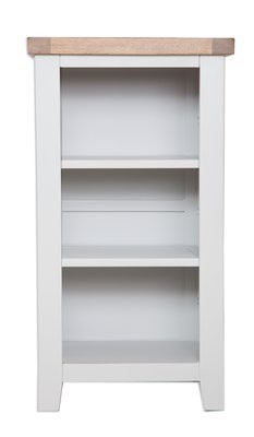 French Grey Small Bookcase/ DVD Rack