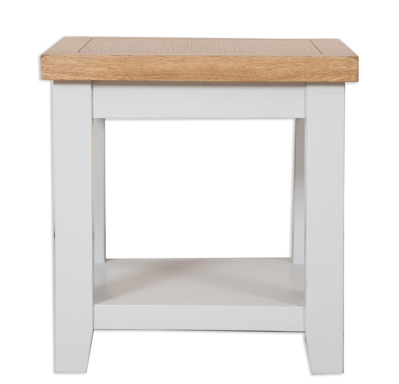 French Grey Lamp Table