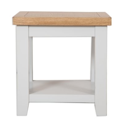 French Grey Lamp Table