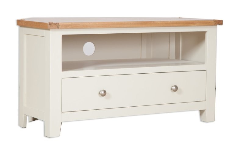 Ivory Corner TV Unit
