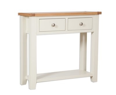 Ivory 2 Drawer Console Table