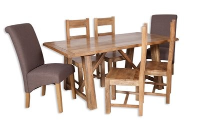 Odisha 200cm Dining Set with Choice of Chairs or Benches