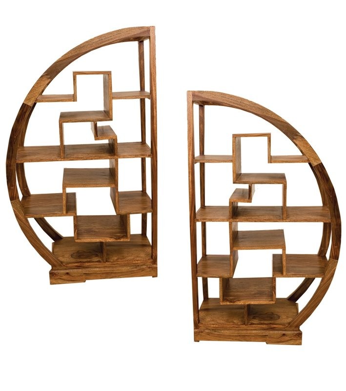 Cube Petite Half Moon Display Cabinet