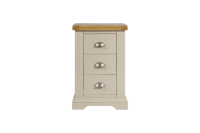 Truffle Painted 3 Drawer Bedside