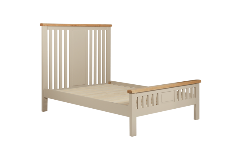 Truffle Painted Double Bed