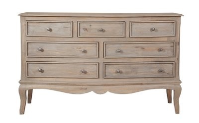 Bordeaux Bedroom 7 Drawer Wide Chest