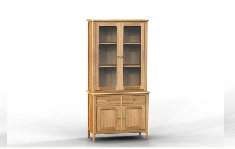 Nordic 2 Door Sideboard with Buffet Hutch