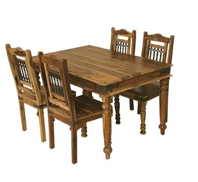Jali 1.35 Dining Table with 4 Chairs