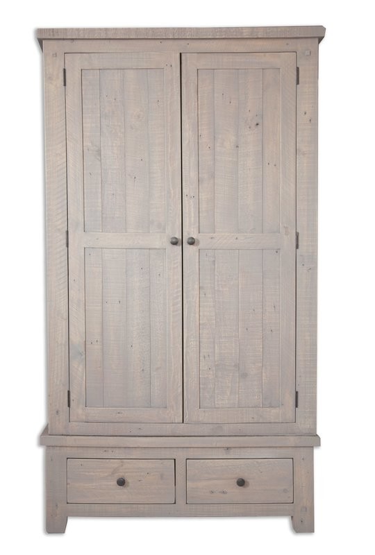 Melbourne Recycled 2 Door Wardrobe with Drawers