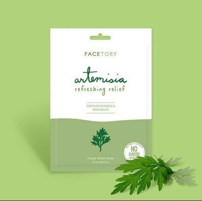 Artemisia Refreshing Relief Facial Sheet Mask Artemisia Refreshing Relief Facial Sheet Mask