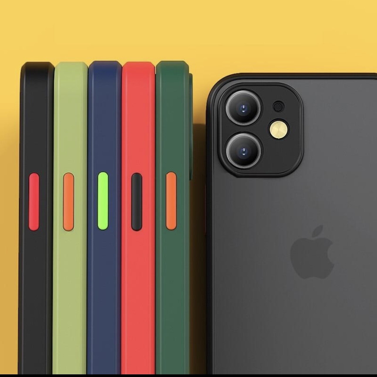 Shockproof Matte Silicone iPhone Case