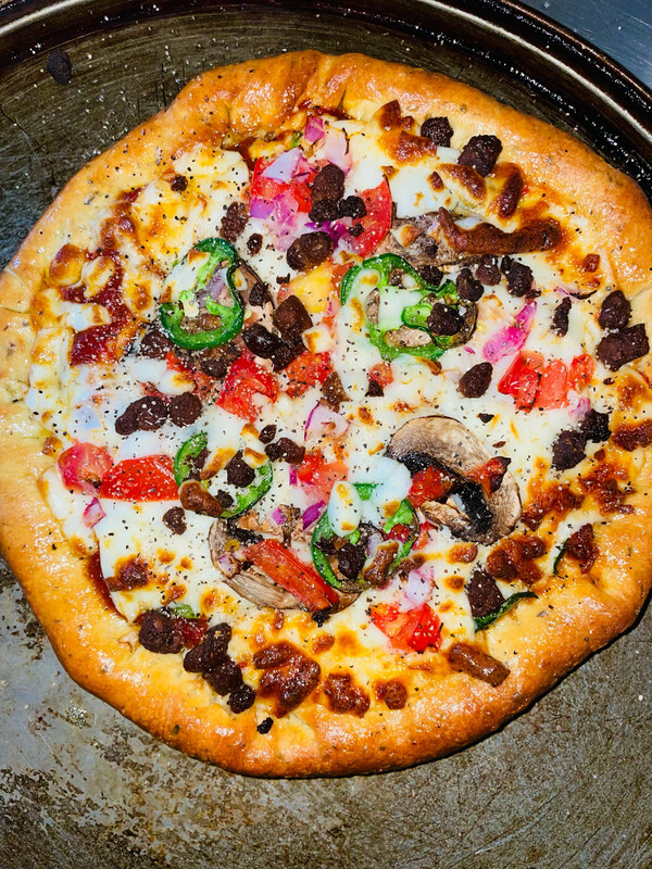 Vegan Pizza/Salad