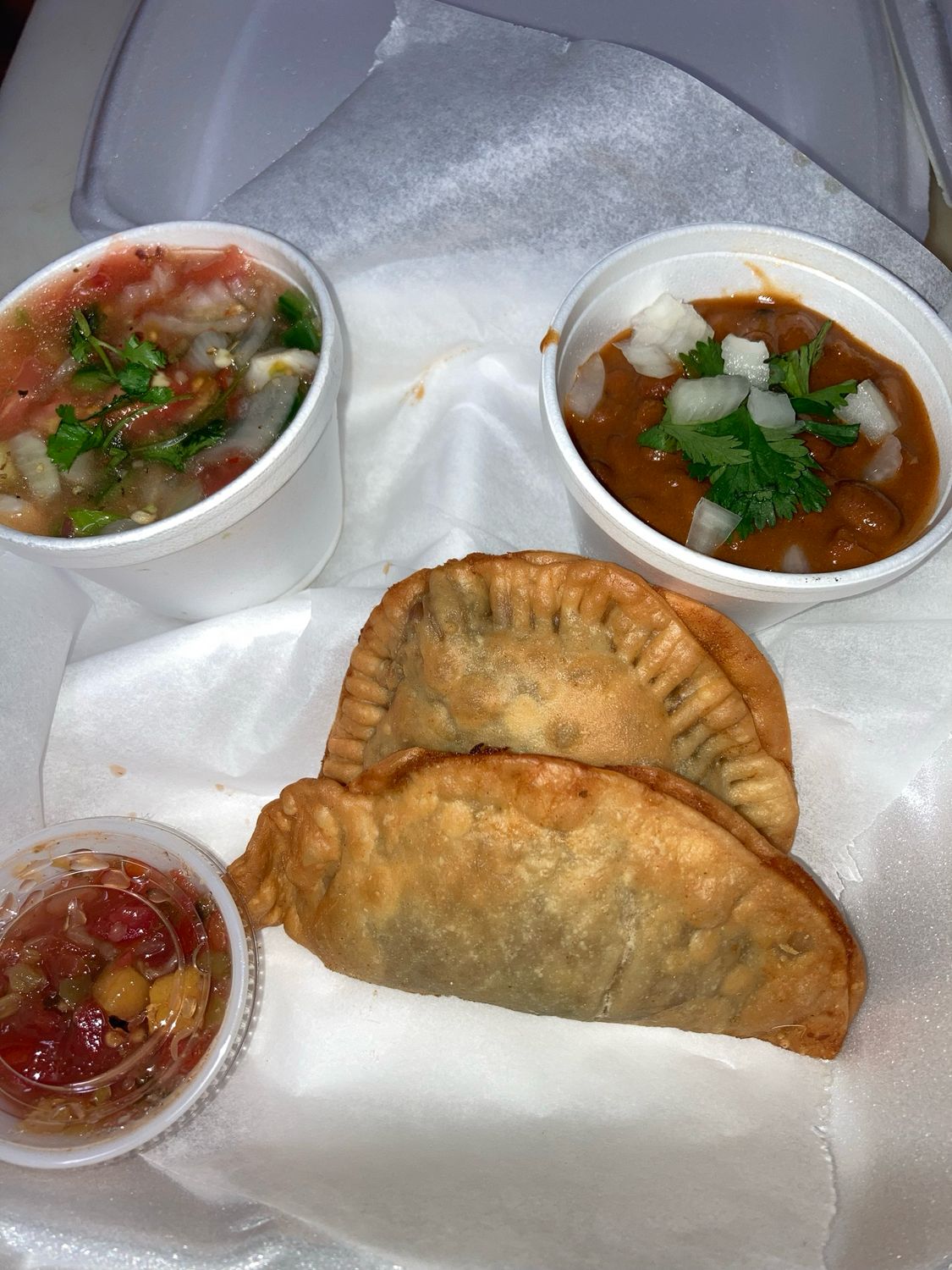 Spinach/ Lentils Empanadas