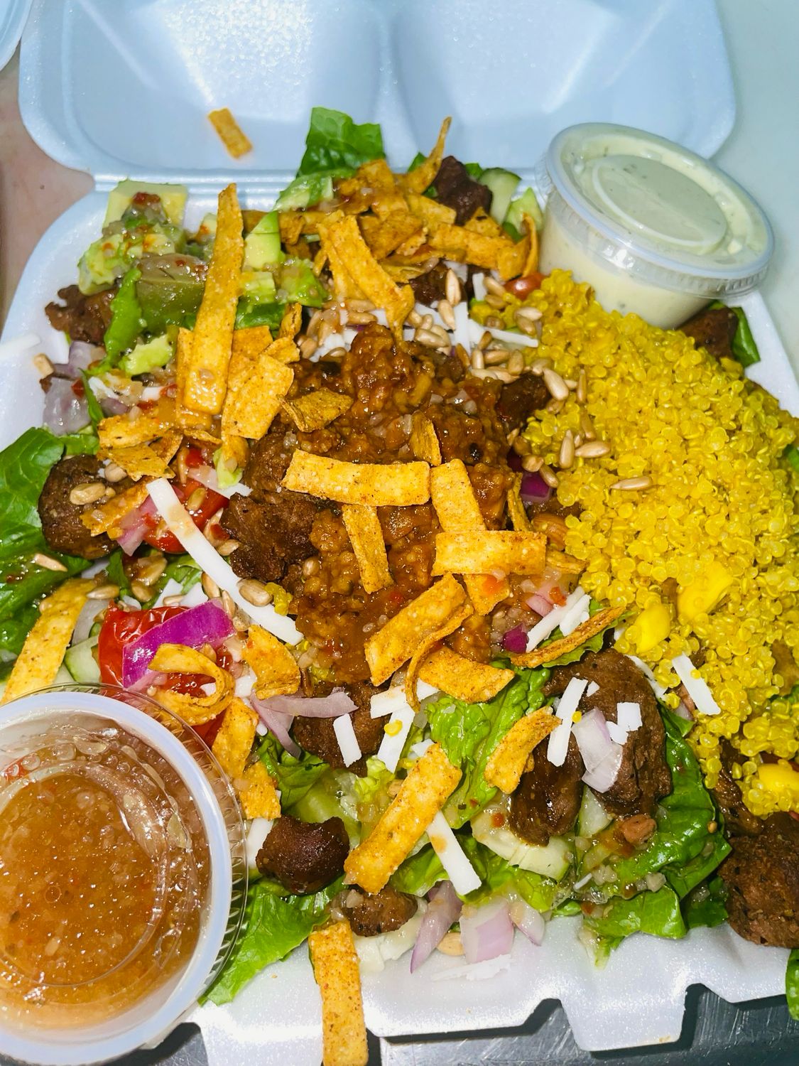 Vegan Carne Asada Salad