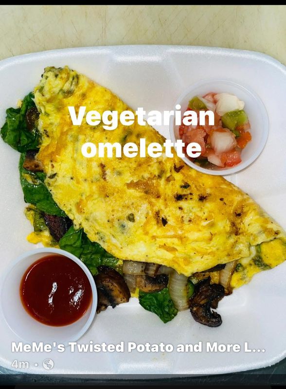 Vegetarian omelette
