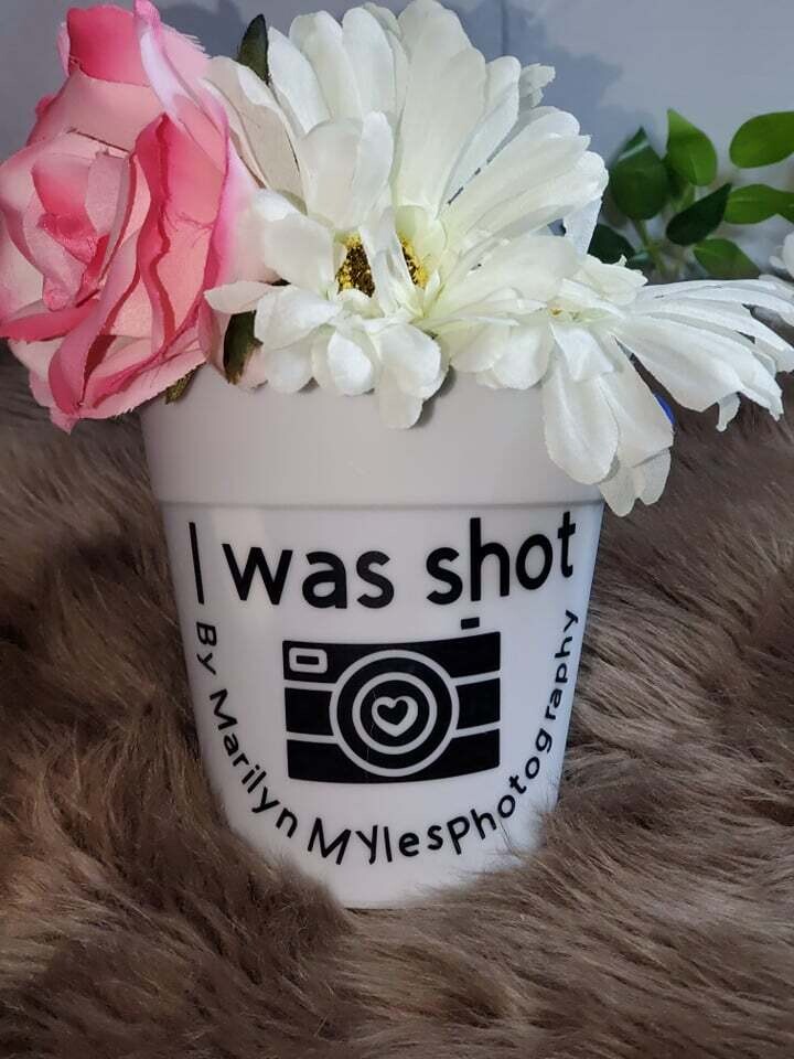 I WAS SHOT BY FLOWER POT
