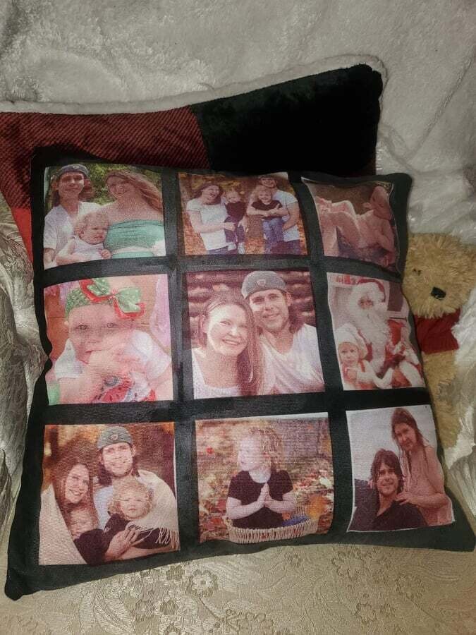 18 panel Photo pillow cover