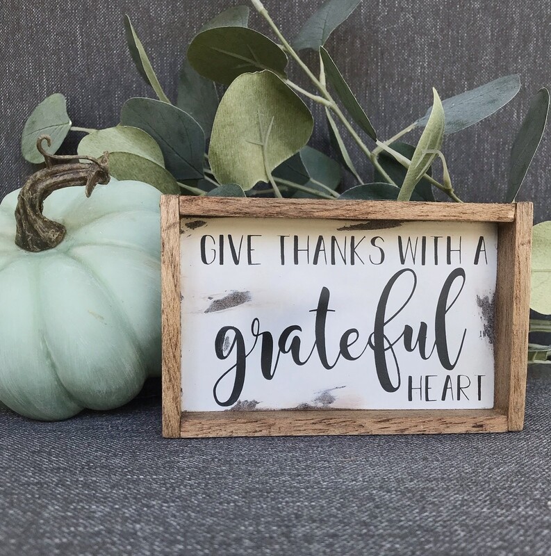 Give Thanks Sign