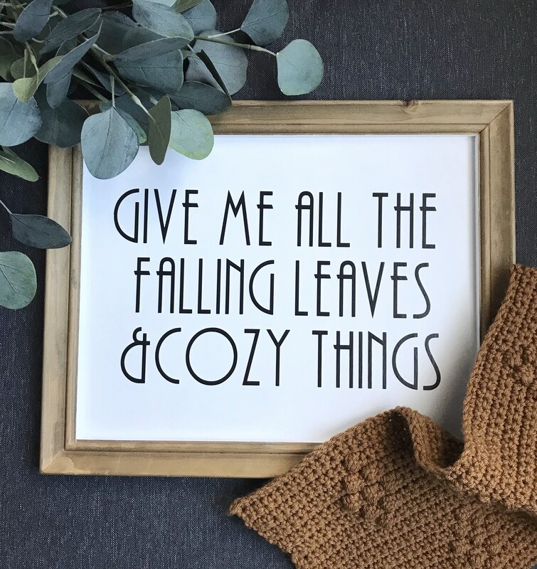 Falling Leaves Sign