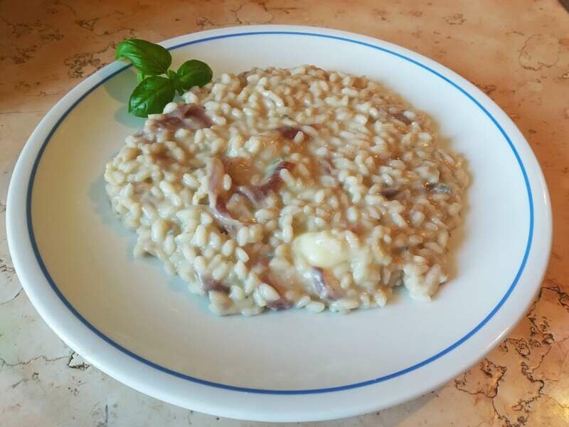 RISOTTO CON CIPOLA E GORGONZOLA