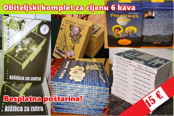 Komplet knjiga za cijenu 6 kava!