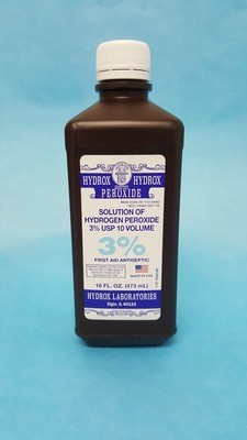 Hydrogen Peroxide, 16oz.