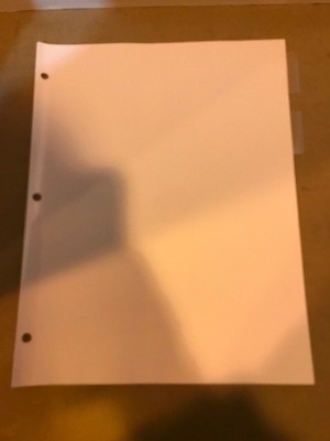 Divider Sheets, 5 tabs
