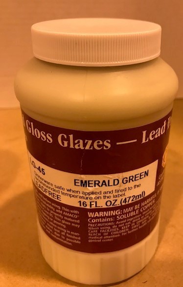 Glaze, Emerald Green