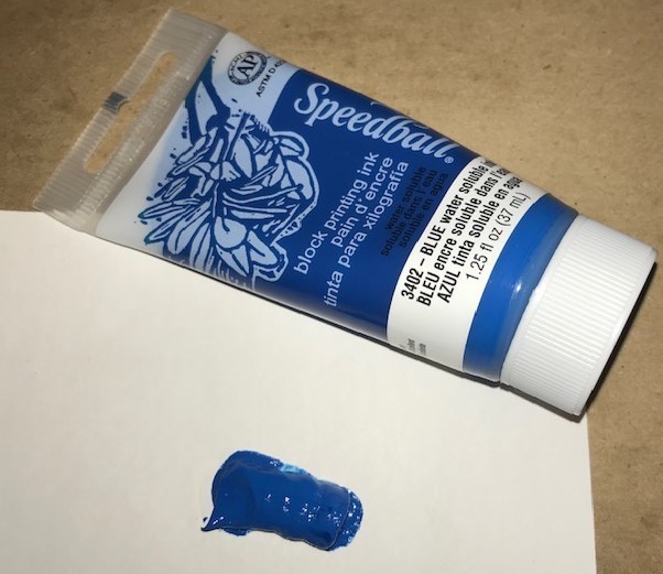 Ink-Block Printing, Blue