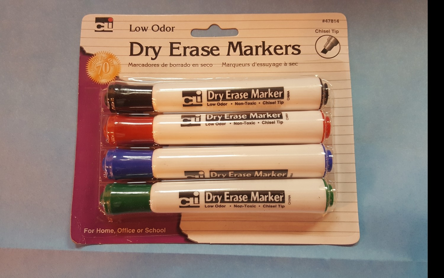 Markers, Dry Erase Chisel