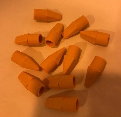 Eraser, Caps, fits pencil