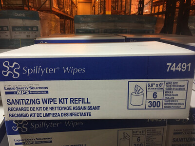 Wipes, refills for Spilfy