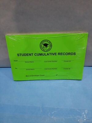 Student Records M-H Label