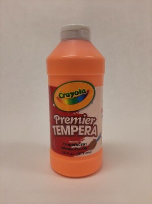 Paint, Orange, Tempera,