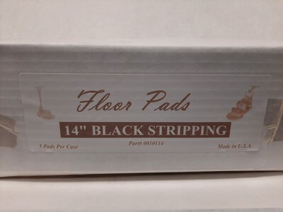 PAD, STRIPPING 14" BLACK
