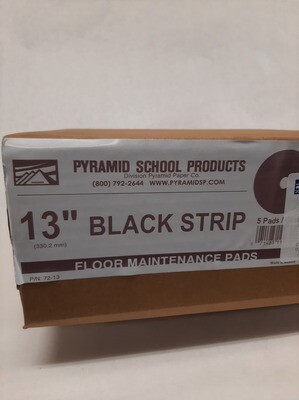 PAD, STRIPPING 13" BLACK