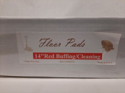 PAD, SCRUBBING 14" RED FI