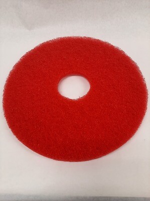 PAD, SCRUBBING 14&quot; RED FI