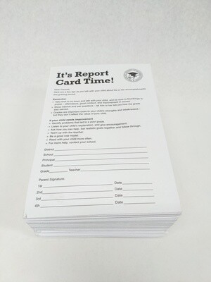 Report Card Envelope