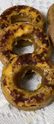 Cheddar Bacon Donuts