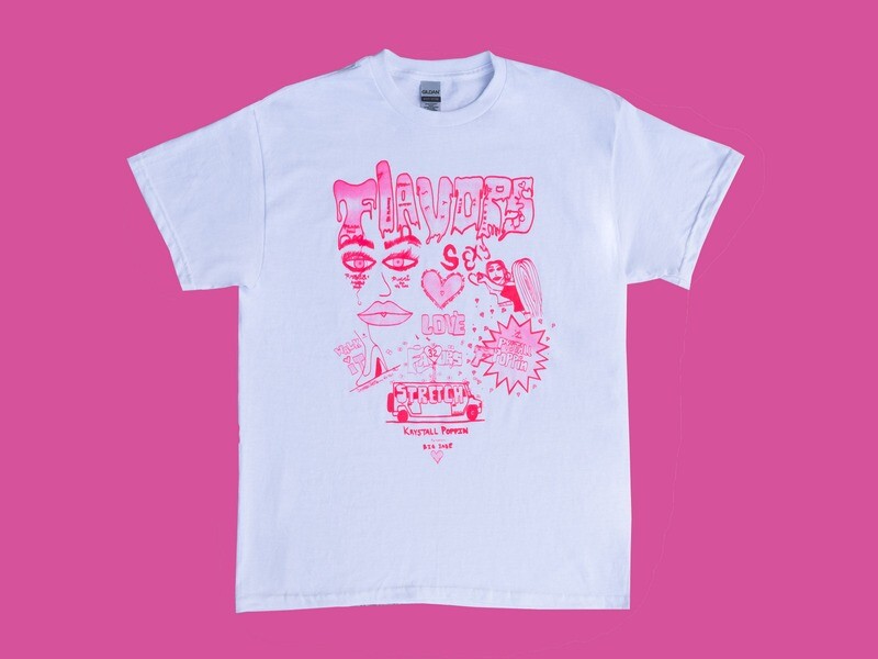 "Flavors" Hand Drawing T-Shirt