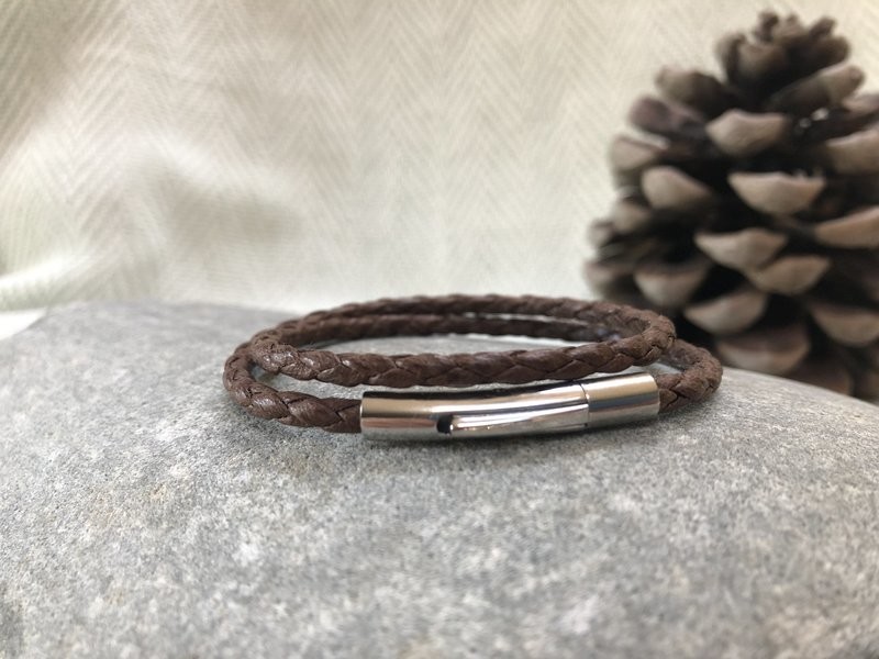 Coffee Vegan Bracelet 3mm