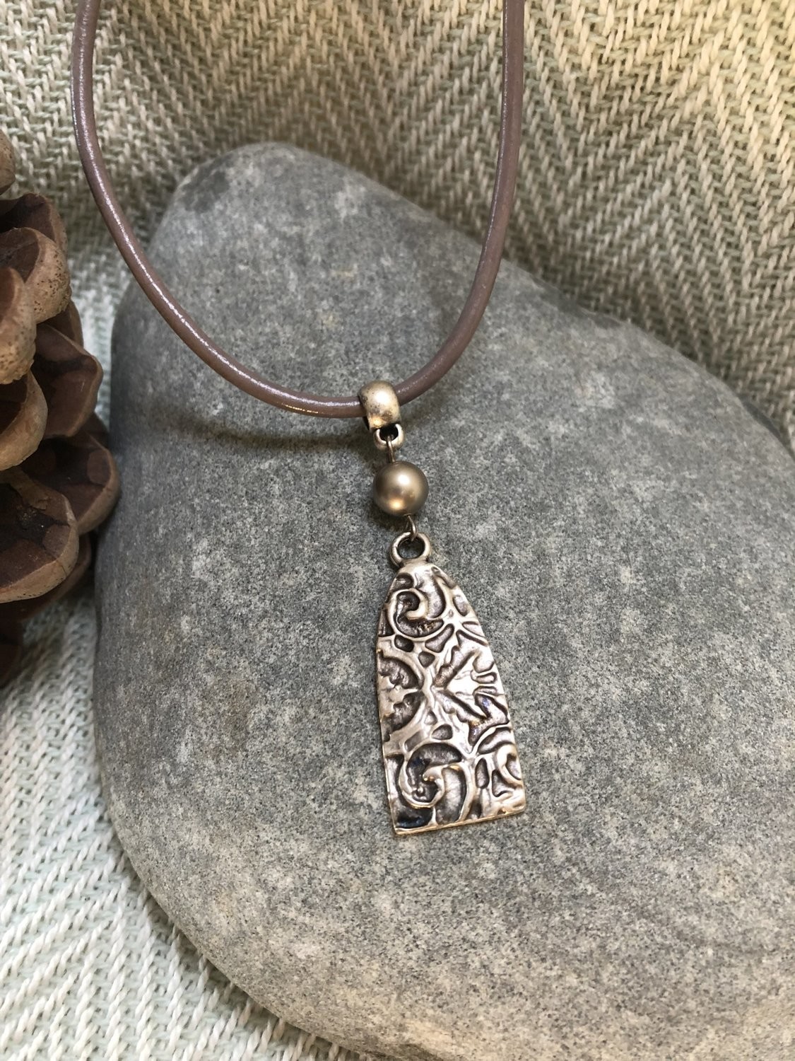 Silver and Pearl Pendant