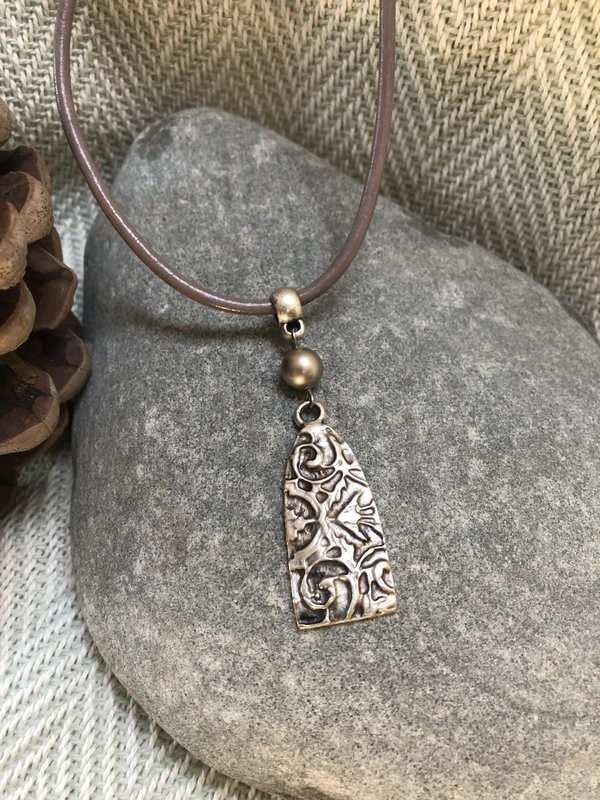 Silver and Pearl Pendant