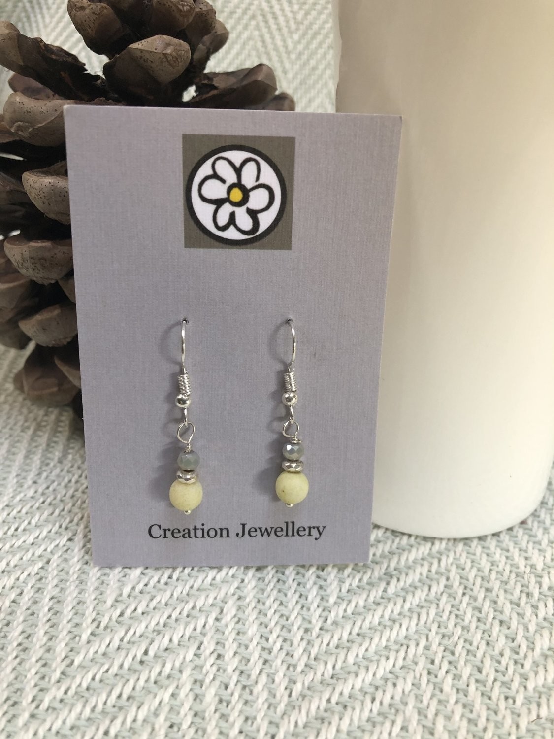 Lemon Jasper Earrings