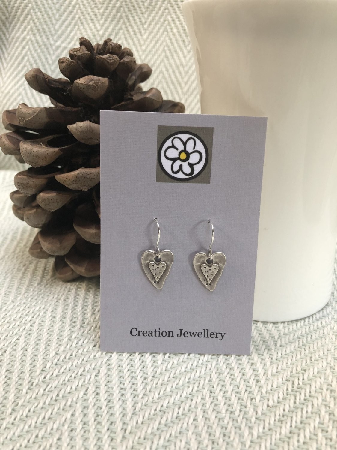 Heart Drop Earrings