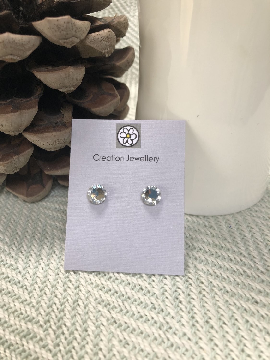 Swarovski Crystal Sud Earrings - Crystal