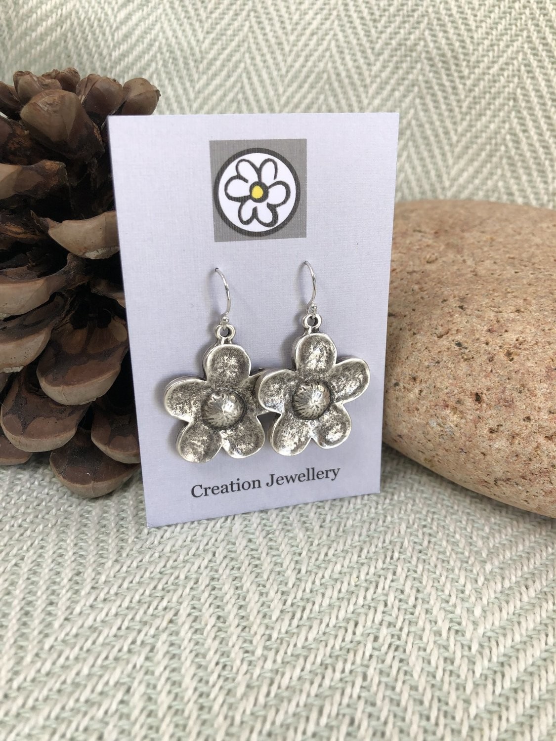 Flower Drop Earrings