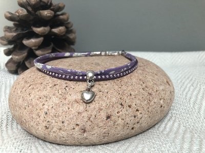 Anklet - Lilac and Sparkles