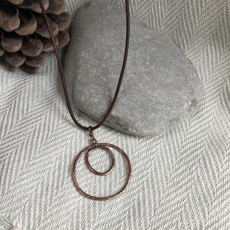 Copper Circle Necklace